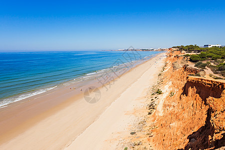 葡萄牙阿尔布菲拉的法雷西亚海滩图片