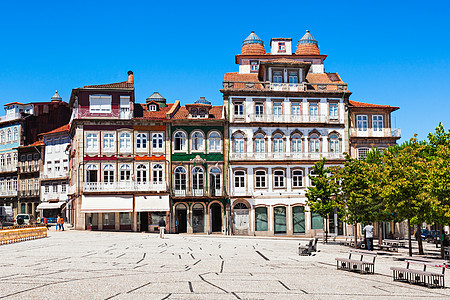 图拉广场LargoDoural葡萄牙吉马拉斯最中心最重要的广场之图片