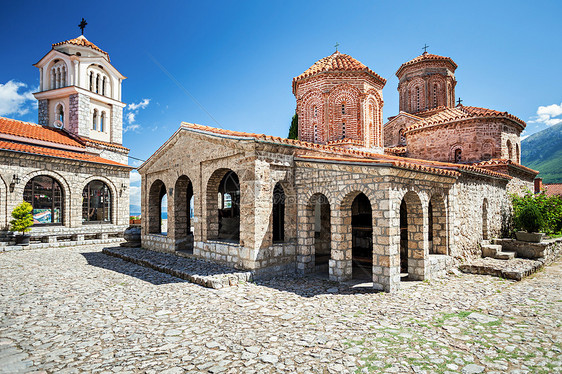 马其顿奥赫里德附近的纳姆修道院图片