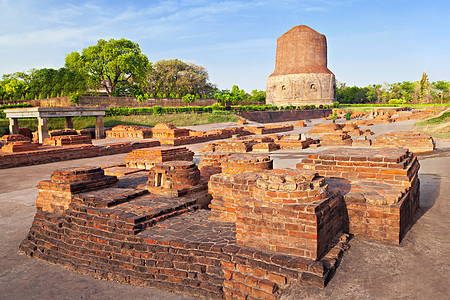 达梅赫多帕潘查坦神庙遗址,萨纳特,瓦拉纳西,印度图片