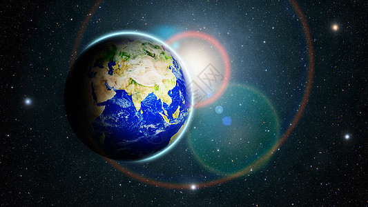 行星地球深元素的这张图片由美国宇航局提供图片