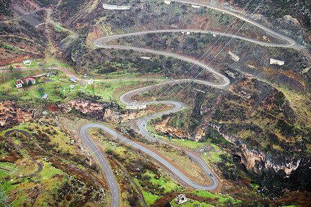 亚美尼亚的山路景观图片