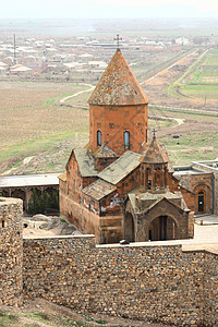 亚美尼亚山区的古修道院KhorVirap成立于21662图片