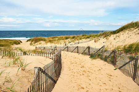 路径海滩科德角,马萨诸塞州,美国图片