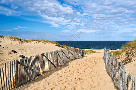 路径海滩科德角,马萨诸塞州,美国图片