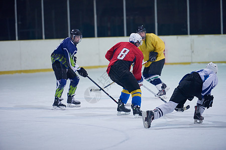 冰球运动运动员行动,商业竞争图片