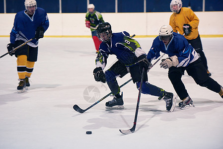 冰球运动运动员行动,商业竞争图片
