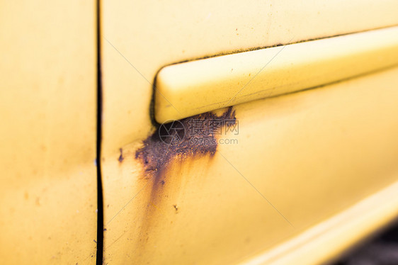 运输,腐蚀护理生锈的车门表图片