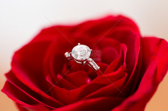 珠宝,浪漫,求婚,情人节假日钻石订婚戒指红玫瑰花图片