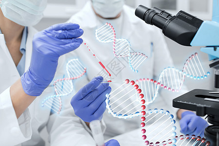 科学,化学,技术,生物学人的密切科学家的手与吸管培养皿制作研究临床实验室图片