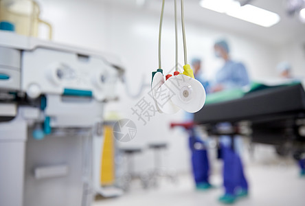 医疗保健心电图急救医疗设备医院病房手术室的电极图片
