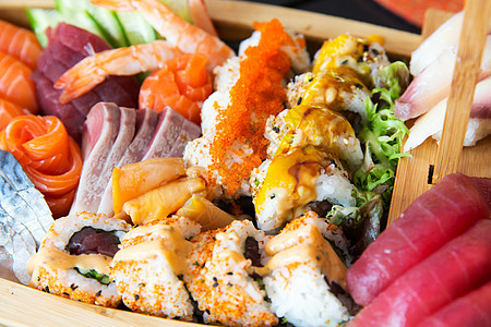 烹饪,亚洲厨房,海鲜,饮食食物寿司套餐厅图片
