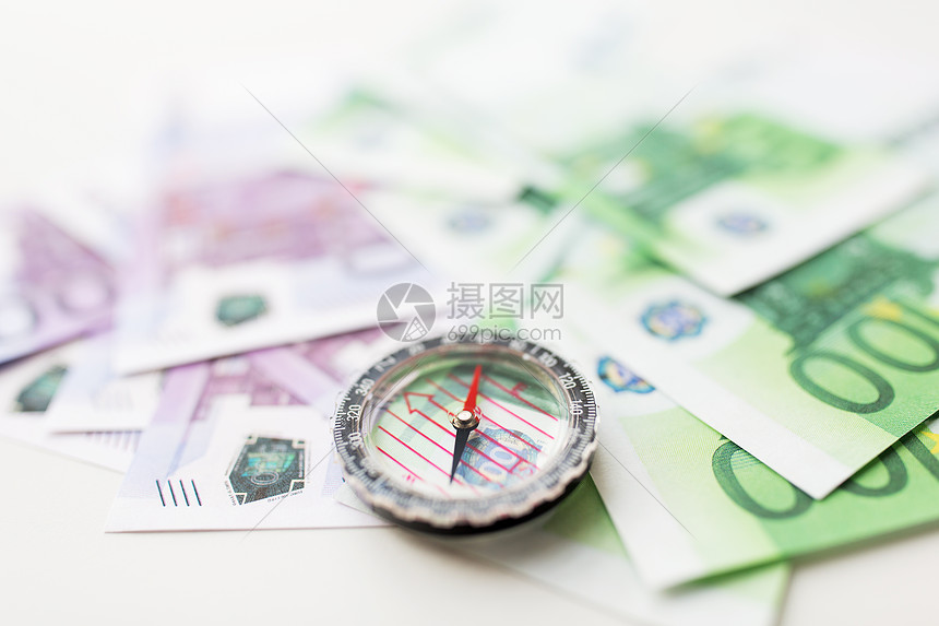 ‘~商业经济金融投资密切指南针欧元货币的桌  ~’ 的图片