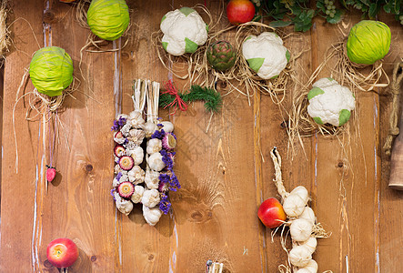 农业,乡村风格生态食品蔬菜墙装饰杂货店市场农场背景图片