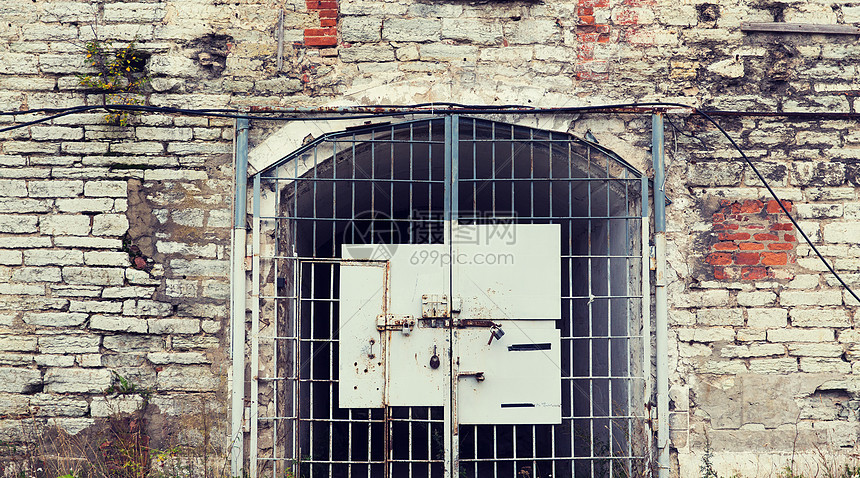 监禁,建筑旧监狱大门图片