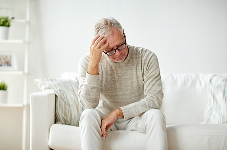 老人头菌健康,疼痛,压力,老人的老人家里头痛背景