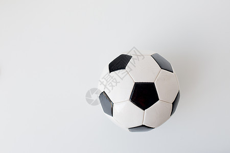体育,足球体育设备的足球白色背景上顶部图片
