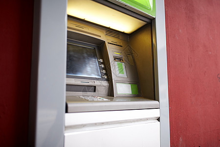 金融,货币技术ATM银行提款机图片