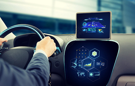 运输,目的地,现代技术人的人驾驶汽车与导航系统的平板电脑图表图片