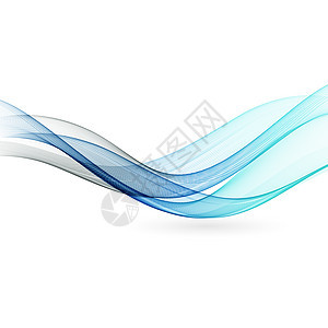 抽象彩色波元素抽象蓝色波浪元素蓝色的波浪图片