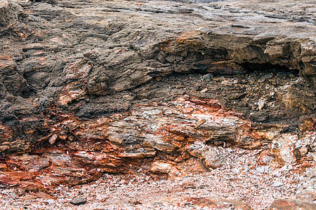 冰岛自然中的熔岩粘土层图片