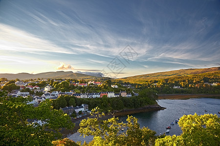 波特里斯托尔老人的背景下,斯凯岛,苏格兰图片