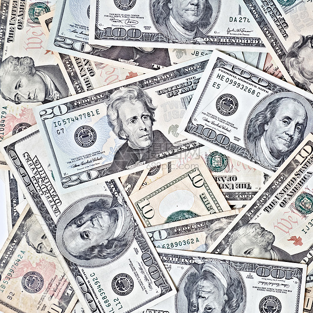 美元钞票背景