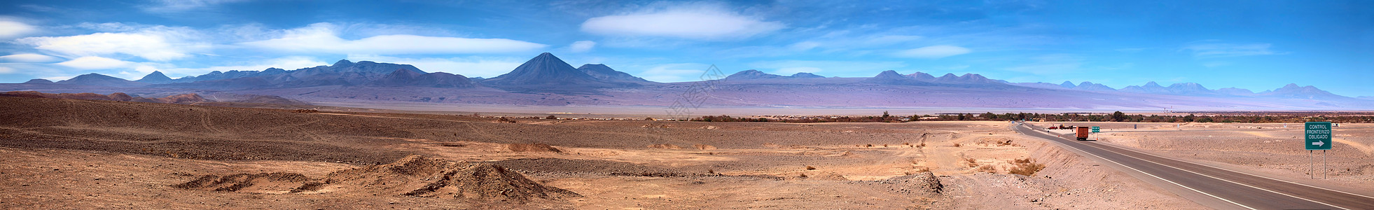智利佩德罗德阿塔卡马的全景图片