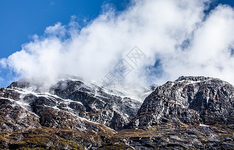 雪山美丽的自然挪威图片