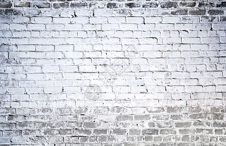 旧白色砖墙纹理的背景图片