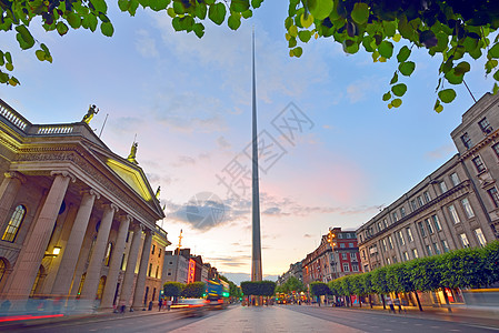 都柏林,爱尔兰中心象征尖塔邮政总局图片