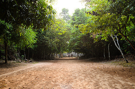 普雷拉汗,高棉吴哥寺建筑群的部分,东南亚的古代兰马克礼拜场所受游客的欢迎西姆收获,柬埔寨图片