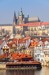 布拉格城堡老城,春天,捷克共国图片