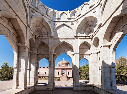 印度马迪亚邦曼杜的AshrafiMahalJamaMasjid清真寺图片
