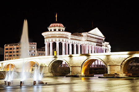 马其顿广场马其顿斯科普里的主要广场图片