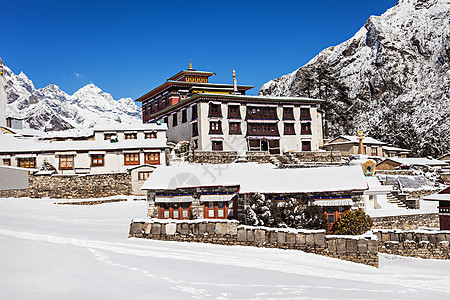 尼泊尔珠穆朗玛峰地区腾波切修道院图片