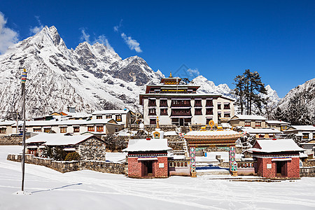 尼泊尔珠穆朗玛峰地区腾波切修道院图片