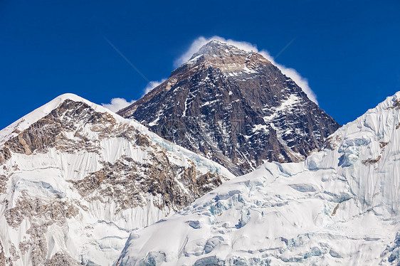 珠穆朗玛峰世界上最高的山,尼泊尔的喜马拉雅山图片