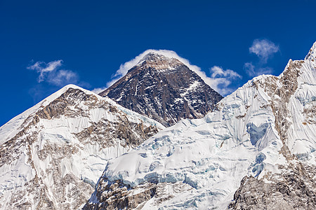 珠穆朗玛峰世界上最高的山,尼泊尔的喜马拉雅山图片