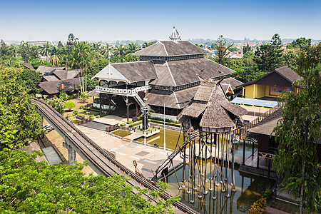 塔曼迷你印度尼西亚Indah个基于文化的娱乐活动区,位于雅加达东部图片