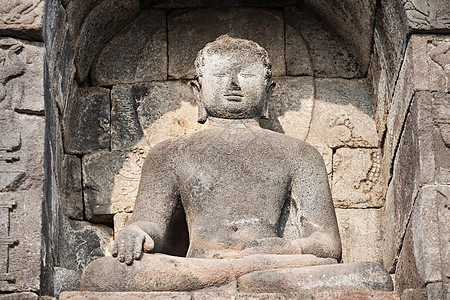 印度尼西亚爪哇岛Borobudur寺佛像图片