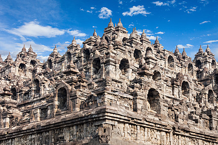 印度尼西亚爪哇岛Borobudur寺的细节图片