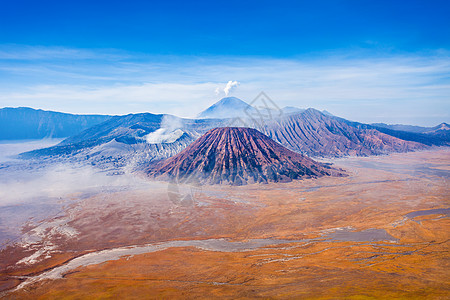 布罗莫,巴托克塞梅鲁火山,爪哇岛,印度尼西亚图片