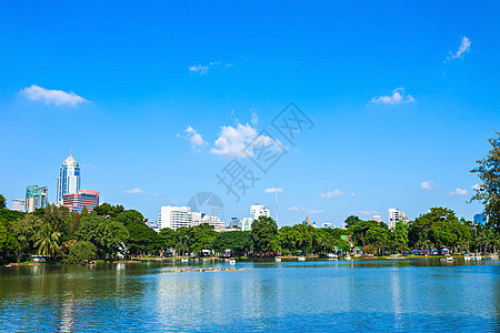 卢菲尼公园泰国曼谷市中心的个576公顷的公园图片
