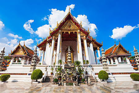 WatSuthatThepWararam泰国曼谷的座佛教寺庙图片