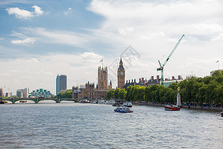 英格兰,伦敦大本钟,议会威斯敏斯特桥泰晤士河上图片
