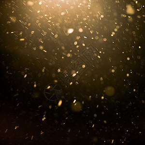 夜幕中飘落的雪光,用于冬季背景图片