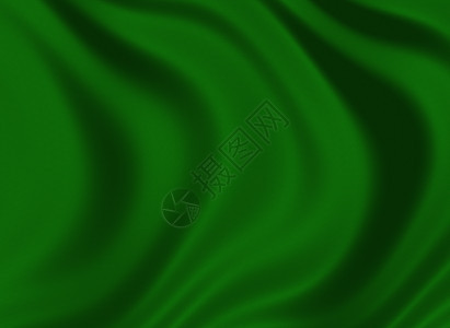 深绿色丝绸的纹理特写插图背景图片