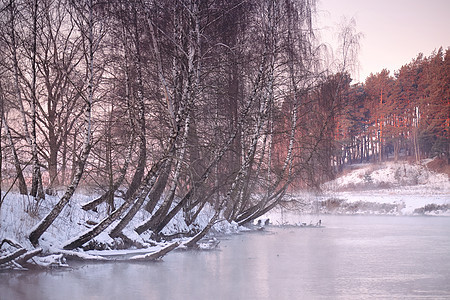 斯维斯洛赫河上的冬天图片