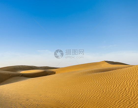 塔尔沙漠的沙丘萨姆沙丘,拉贾斯坦邦,印度图片